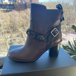 Coach Moto BTE Heel Tearos - Oxblood